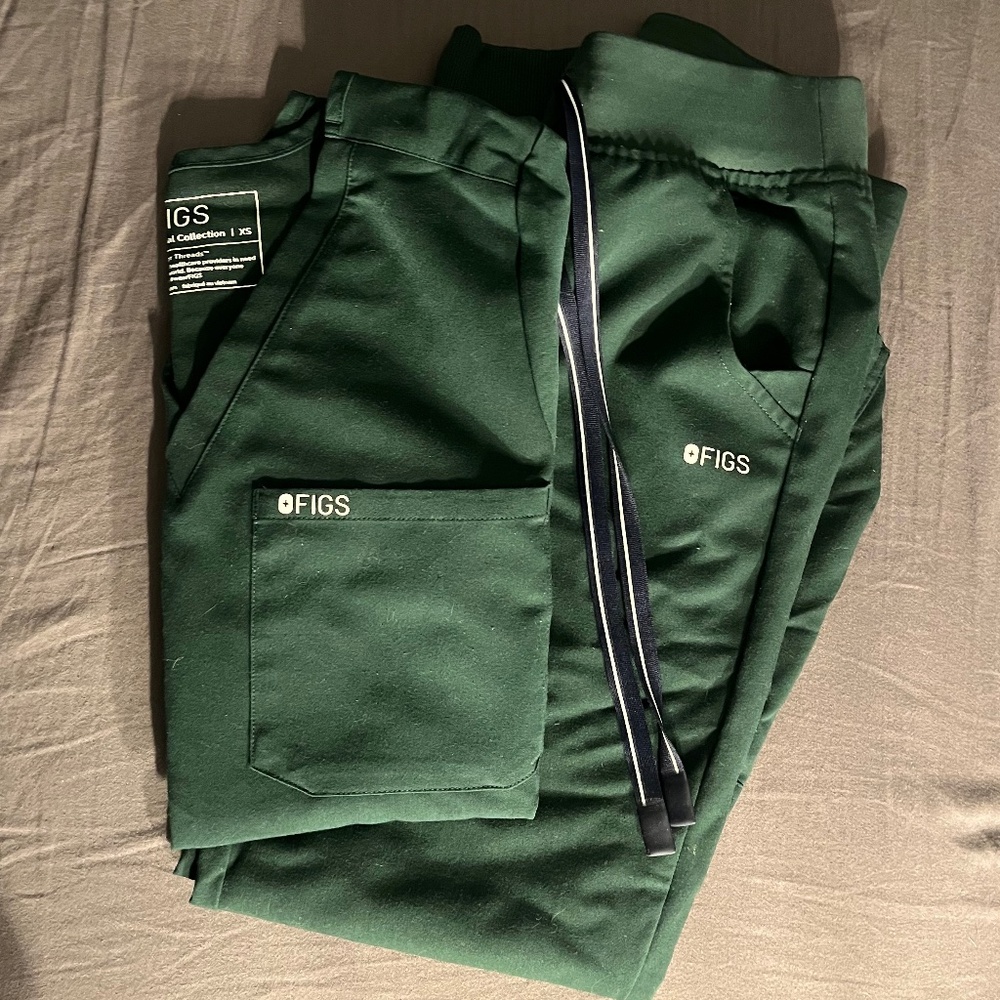 British Racing Green Scrub Set